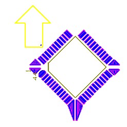 OFP和PLCC型集成塊如采用紅膠工藝過波峰,需采用斜角45度方式擺放，且每邊的最后一個(gè)引腳均需添加盜錫焊盤