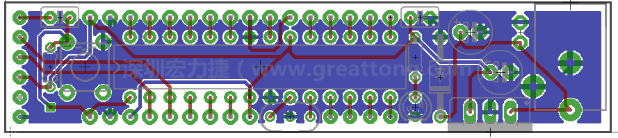 以上就是布線的所有步驟了。接下來(lái)就只剩下絲?。╯ilk-screen）、建立Gerber檔跟drill檔和送去印刷電路板廠制作的步驟。