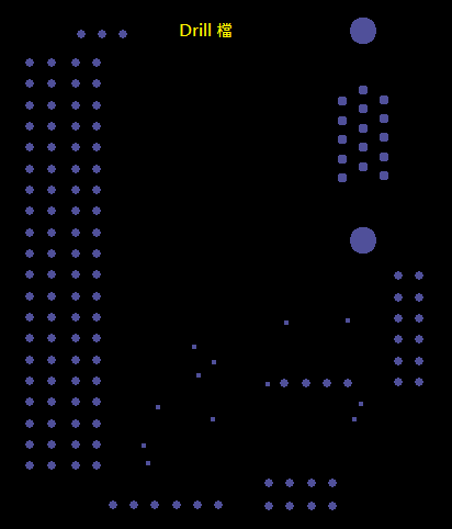 產(chǎn)生Drill File及 Map File 的Gerber 檔案，此會(huì)產(chǎn)生描述此PCB所用到的鉆孔的孔徑尺寸及鉆孔的座標(biāo)資訊。